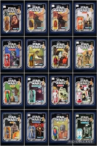Topps Star Wars Digital Card Trader 16 Card Hasbro/Kenner Action Figure Set - Picture 1 of 1