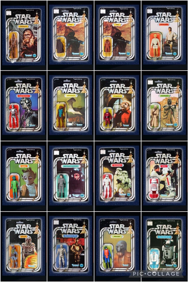 Topps Star Wars Digital Card Trader 16 Card Hasbro/Kenner Action Figure Set - Image 1 of 1