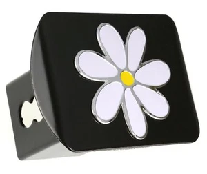 Plumeria Flower 3d Chrome Emblem Metal Trailer Hitch Cover Fits 2" Receivers ... - Picture 1 of 4