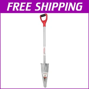 Ergonomic 48-Inch Garden Shovel with Carbon Steel Blade & Lifetime Guarantee - Picture 1 of 10