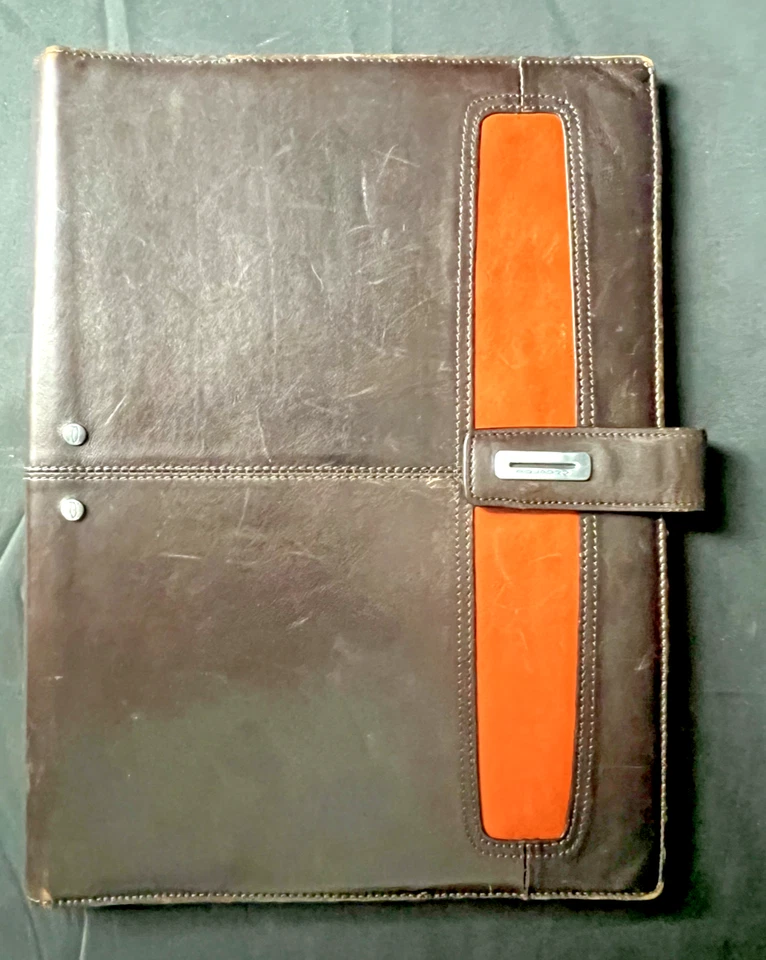 PIQUADRO AGENDA VERA PELLE MARRONE ORIGINALE Link Testa di Moro - Imagen 1 de 4