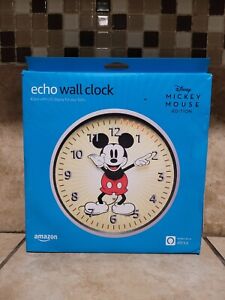 Amazon Echo Alexa Wall Clock Digital LED Smart Disp. Disney Mickey Mouse Edition