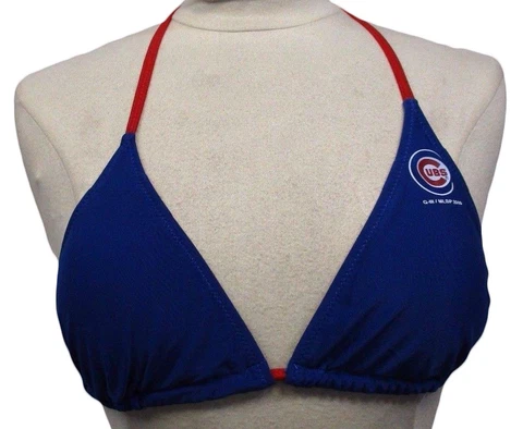 Chicago Cubs MLB Women's String Bikini Swim Top Cover