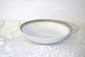 H&CO HEINRICH GREEK KEY BLACK BAVARIA GERMANY 5 1/4" Berry Sauce Bowls Set of 2 - Picture 1 of 3