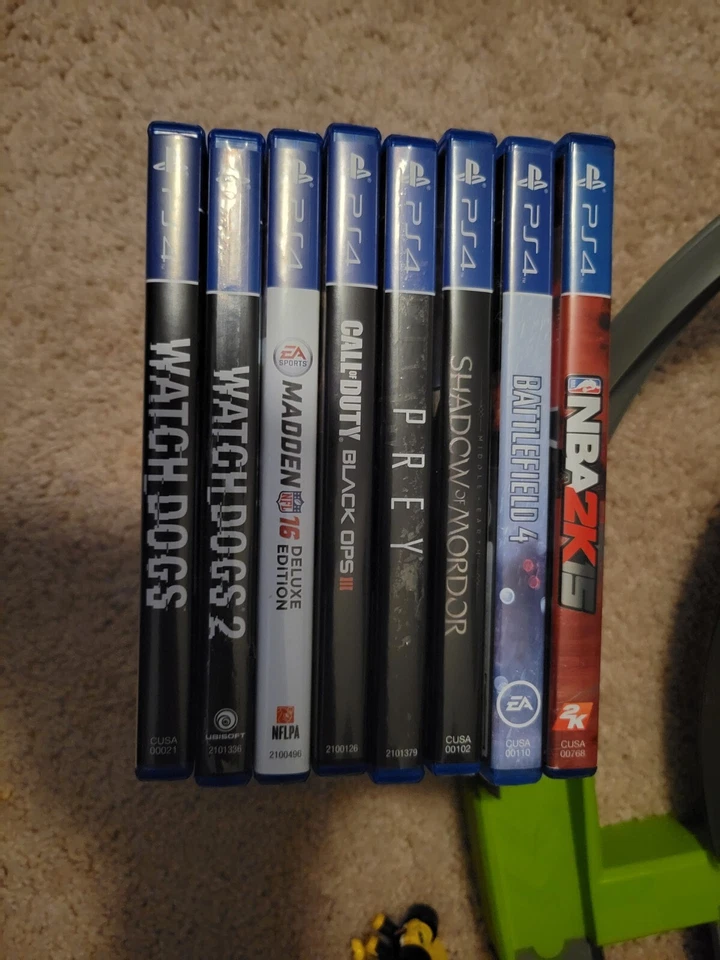 Комплект игр PS4 лот из 8 CIB-Watch Dogs, Prey, Call of Duty, Battlefield, Madden - Изображение 1 из 4