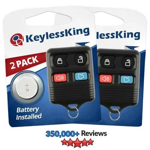 Fits 2002 2003 2004 2005 Ford Thunderbird Keyless Entry Remote Key CWTWB1U345 2x - Picture 1 of 4