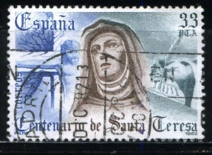 S0698_1_SELLO ESPAÑA 1982 MUERTE SANTA TERESA DE AVILA EDIFIL 2674 (o) - Imagen 1 de 1