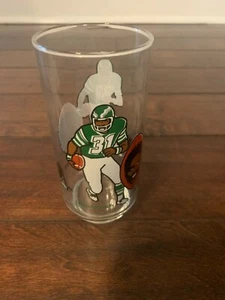 1980 Philadelphia Eagles Mcdonalds Glass Cup WILBERT MONTGOMERY BILLY CAMPFIELD - Picture 1 of 4