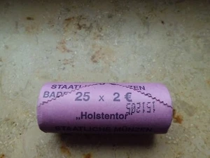 Deutschland , 2 Euro Originalrolle Kursmünze 2006 Holstentor - Bild 1 von 3