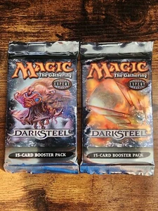 2x MTG ⭐Vintage Darksteel Booster Packs ⭐Mirrodin Block 2004 Magic x2 - Bild 1 von 7