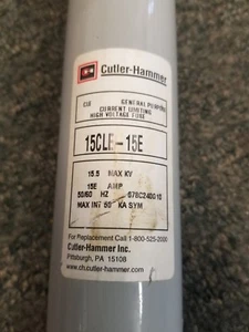 Cutler Hammer 15CLE-15E Current Limiting High Voltage Fuse - Picture 1 of 4