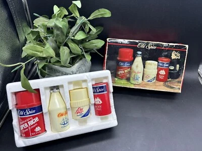 Vintage Herren Old Spice Traveler Set LESEN - Bild 1 von 4