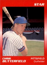 1989 Star #157 Chris Butterfield Pittsfield Mets