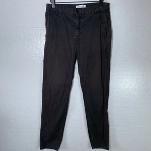 Everlane Women's Size 30 Black Slim Straight Leg Pants Career Trousers Chino - Picture 1 of 10