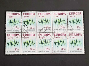 BELGIEN 1972 Nr. 1623 EUROPA im Block / 10 Yvert 2023 gestempelt - Bild 1 von 1