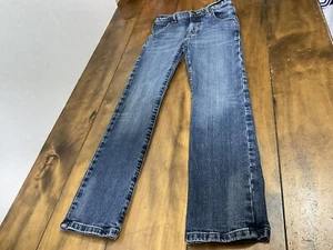 Wrangler Retro Boys Slim Straight Size 10R Adjustable Waist Denim Blue Jeans - Picture 1 of 10