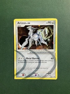 Pokemon TCG Arceus Holo Card Pokemon Arceus - AR9 NM ERROR SQUARE CORNER - Picture 1 of 4