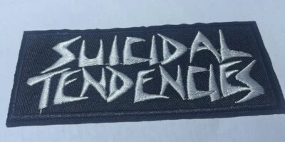 SUICIDAL TENDENCIES . Iron on patch 10x4cm - image 1 of 2