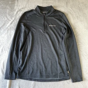 Montane Uomo Quarto Zip Tecnico Base Strato Escursionismo Passeggio Grigio Taglia M - Foto 1 di 12