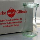 6 WECK  100ml Delikatessen RR40 Einkochglser & Zubehr - Versand Kostenlos