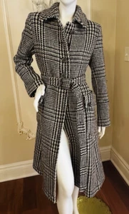 BURBERRY LONDON HOUNDSTOOTH The Color Is Black Gold And White Size 44 IT - Picture 1 of 23