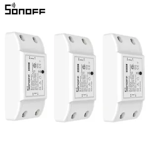 3x Sonoff Basic WiFi Smart Light Switch Home automation Control for Android IOS - Picture 1 of 12