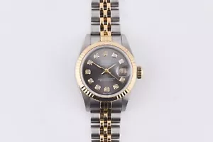 Rolex Datejust Ref.69173 Stainless Steel & Yellow Gold 26mm Gray Diamond Dial - Picture 1 of 13