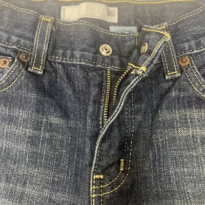 Route 66 Jeans Boys 7R Blue Denim Boot Cut Adjustable Waist Snap Button - Image 1 of 4