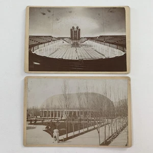 Antique Cabinet Card Photograph Lot Mormon Tabernacle Salt Lake City UT Utah - Picture 1 of 11