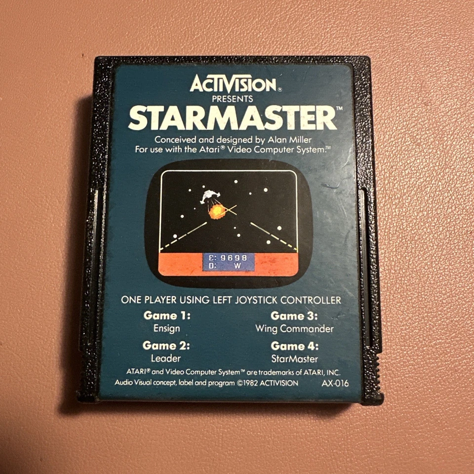 Starmaster (Atari 2600, 1982) Activision AX-016 Vintage Game - Image 1 of 1