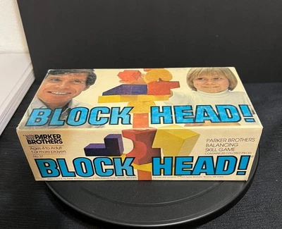 Vintage Parker Brothers Block Head! Balancing Skill Game 1979 No 37. 20 Pieces - Image 1 of 4