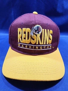 Vintage Washington Redskins Youngan Hat Red/Yellow Adjustable Snapback Cap - Picture 1 of 11