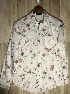 Champion Western Women’s 18 Pearl Snap Floral Vintage 70s - Picture 1 of 7