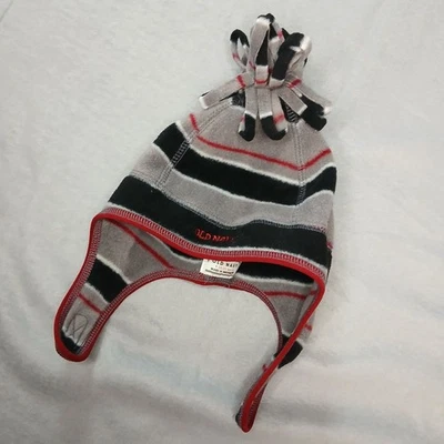 Old Navy Fleece Trapper 滑雪 冬季帽 Pom Beanie 耳扣 男女通用 Toddlr 12-24M — 第 1/4 张图片