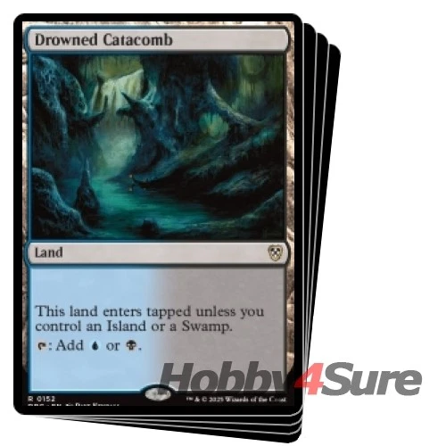 Drowned Catacomb X4 M/NM Magic: The Gathering MTG Aetherdrift: Commander - Image 1 of 1