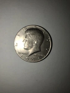 1974 Kennedy Half Dollar Coin No Mint Mark RARE - Picture 1 of 8