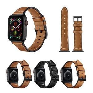 Correa de cuero premium para Apple Watch Series 9 8 7 6 SE Ultra 2 41/45/49 mm - Imagen 1 de 24