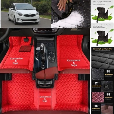 For Kia Rondo Car Floor Mats Luxury Waterproof Carpets Liners Interior Auto — 第 1/4 张图片