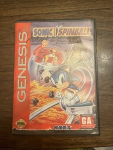 Sonic Spinball for Sega Genesis Complete In Box READ DESCRIPTION - Picture 1 of 5