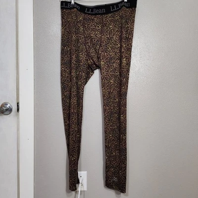 Calças masculinas LL Bean tamanho XL camada base regular - Imagem 1 de 4