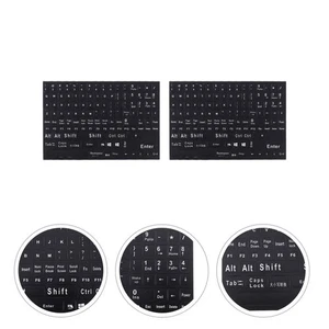 2 Sheets English Keyboard Stickers Universal Computer Replacement Letter - Afbeelding 1 van 12
