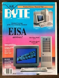 Byte Magazine November 1989 - Picture 1 of 5
