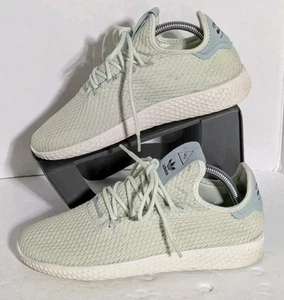 2017 Adidas x Pharrell HU Human Race Linen Green Shoes Mens Size 6.5 (CP9765) - Picture 1 of 18
