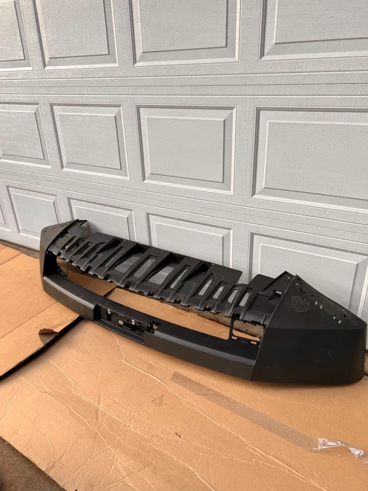 2024-2025 Tesla Cybertruck Front Bumper Black Plastic 1896360-99-D - Image 1 of 1