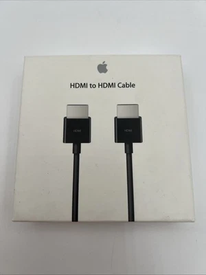 Apple 1.8m Male to Male 19 Pin HDMI Video/Audio Cable Mac Mini/TV Factory Sealed - Image 1 of 3