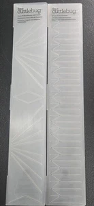 2 Anna Griffin Cuttlebug 12x2" Prägung ausgefallene Ordner Banner & Ecke, Rosette - Bild 1 von 5