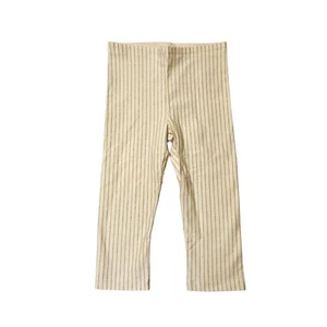 Tea Collection Sparkle Stripe Capri Leggings Size 5 - Picture 1 of 4