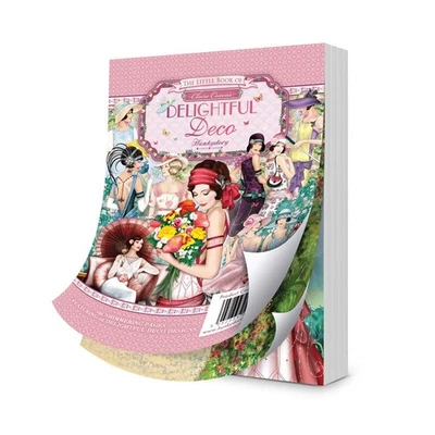 RARE Hunkydory Little Book of Delightful Deco Shimmer Toppers x 24 P&P Discounts