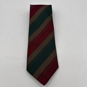 Fendi Men's Vintage Multicolor Striped Silk Tie Necktie Hand Made in Italy - Picture 1 of 9