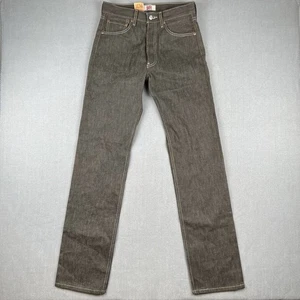 Jeans Levis 501 Originales Para Hombre 29x34 Marrón Denim Pierna Recta Botón Mosca NUEVO - Imagen 1 de 7